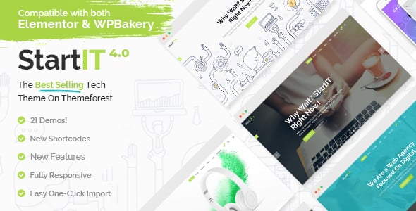 Startit - Startup Business WordPress Theme