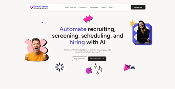GrowCareer - Job Board & HR Management Figma Template