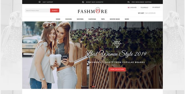FashMore - Unique Fashion OpenCart Responsive Theme