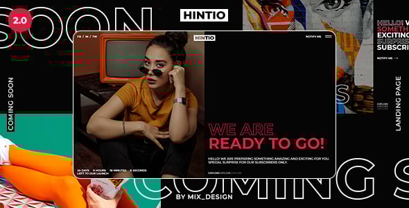 Hintio - Coming Soon & Landing Page Template