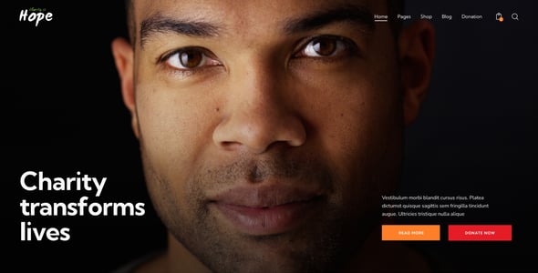 Hope | Non-Profit, Charity & Donations WordPress Theme + RTL
