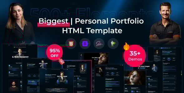 Virtuo - Personal Portfolio HTML Template