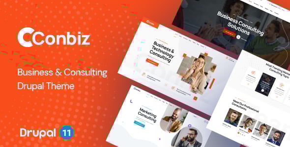 Conbiz - Consultancy & Business Drupal 11 Theme