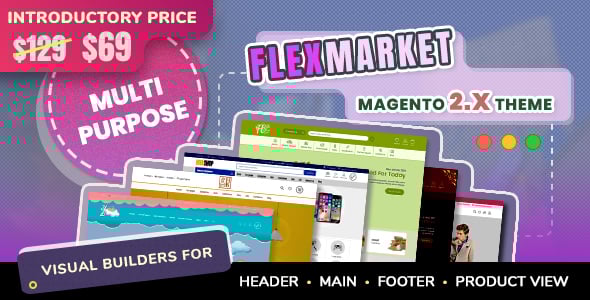 FlexMarket - Multipurpose Responsive Magento 2 Theme