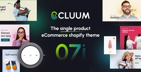 Cluum - The Single Product & One Product eCommerce Shopify Theme