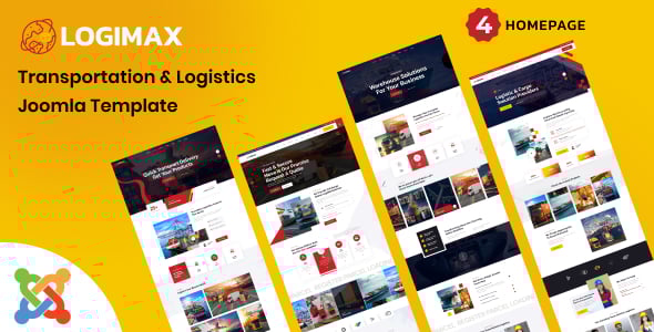 Logimax - Transportation & Logistics Joomla Template