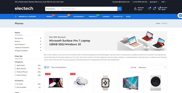 Electech - Electronics Mega Store Prestashop Responsive Theme