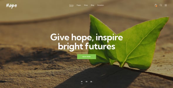 Hope | Non-Profit, Charity & Donations WordPress Theme + RTL