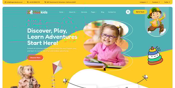 Modkids - Modern Kids WordPress Theme