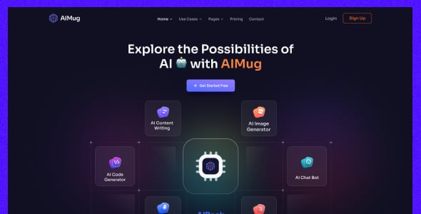 AIMug - AI & Artificial Neural Network Startup Template