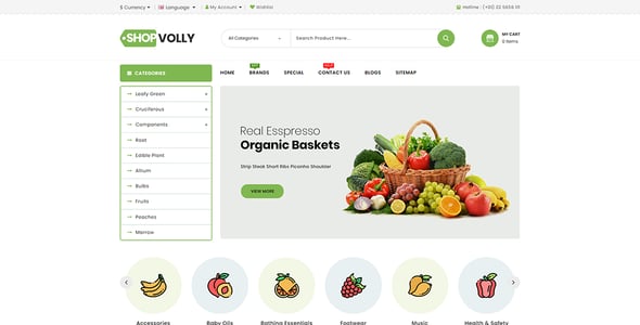 ShopVolly  - Multipurpose OpenCart 3 Theme For Kids & Toys