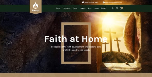 Blesso | Multipurpose Nonprofit Church HTML Template