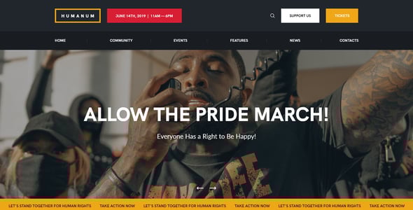 Humanum - Human Rights WordPress Theme