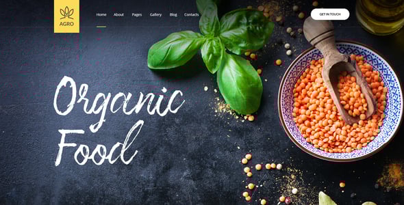 Agro - Agriculture & Organic Food HTML Template Pack