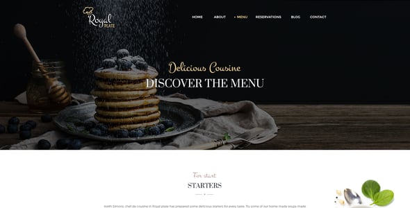 Royal Plate - Restaurant and Catering HTML Template