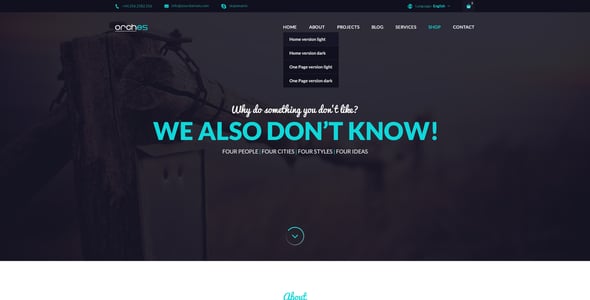 Orches – Multipurpose PSD Template