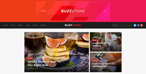 Buzz Stone | Magazine & Viral Blog WordPress Theme
