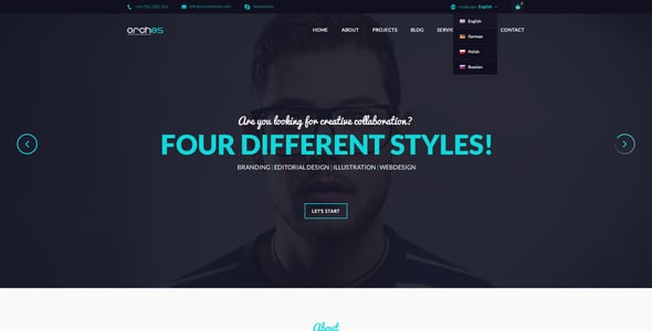 Orches – Multipurpose PSD Template