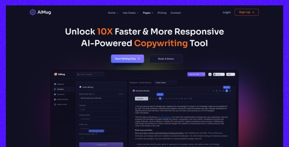 AIMug - AI & Artificial Neural Network Startup Template