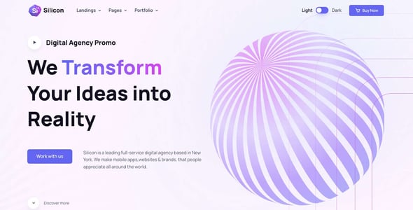 Silicon - Multipurpose Technology WordPress Theme