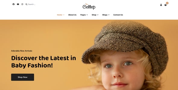 Cellep - Baby Store Hikashop Joomla Templates