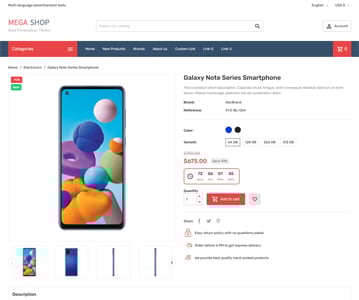 MegaShop - Prestashop Theme