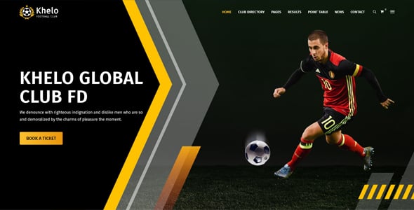 Khelo - Soccer & Sports WordPress Theme