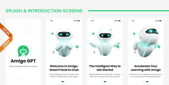 AI Chatbot GPT Mobile App PWA React Template - Amigo Chat GPT