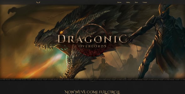 Dragonic: The Ultimate Premium Gaming Landing Page