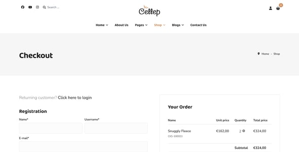 Cellep - Baby Store Hikashop Joomla Templates