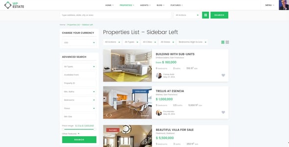 WpEstate Real Estate WordPress Theme