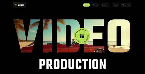 Blunor – Creative Agency & Portfolio WordPress Theme