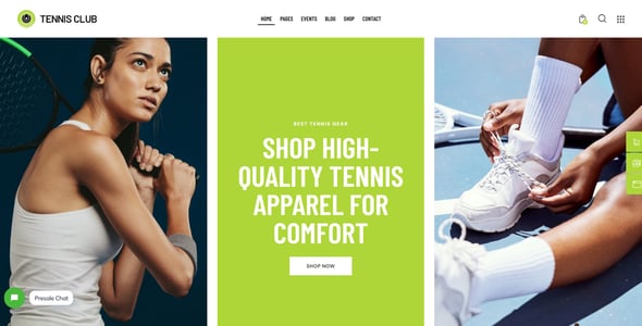 Tennis Club | Sports Theme