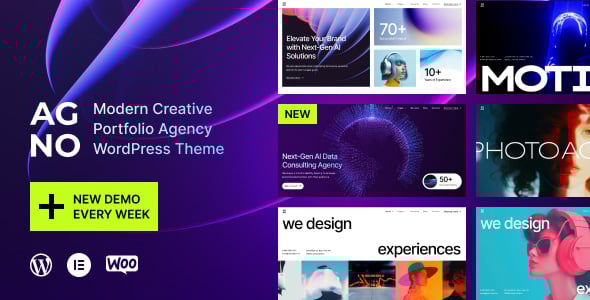 Agno – Creative Portfolio Agency WordPress Theme