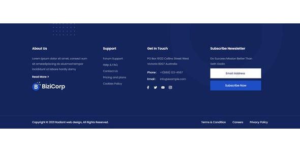 BiziCorp - Business Consulting Elementor Template Kit