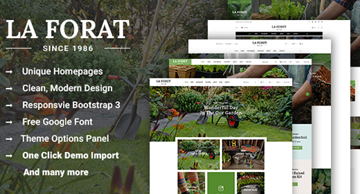 Gardening & Landscaping WordPress Theme