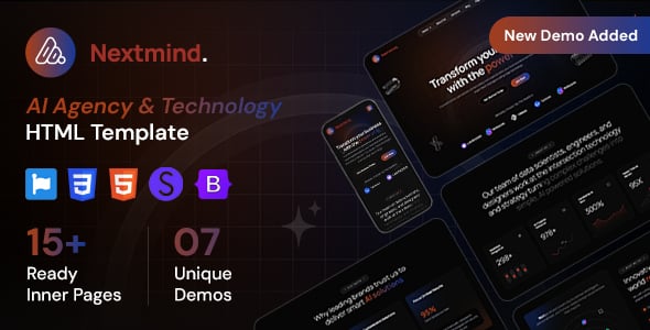 Nextmind - AI Agency & Technology HTML Template
