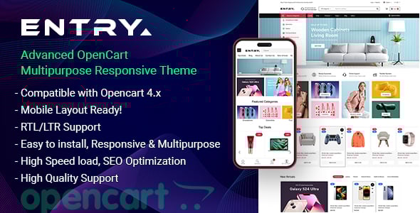 Entry - Advanced OpenCart Multipurpose Responsive Theme