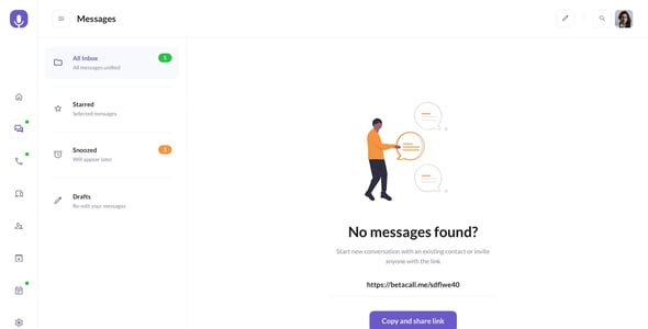 BetaCall - UI Kit for Communication Dashboards and Apps