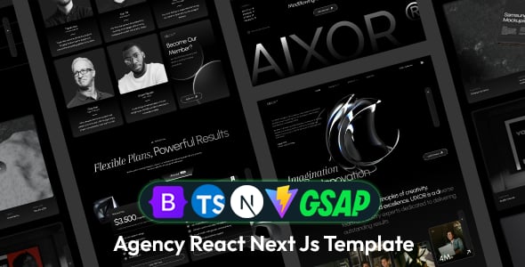 Aixor - Agency Next Js Template (Next 15)