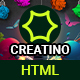 Creatino – Creative Agency & Portfolio HTML Template - ThemeForest Item for Sale
