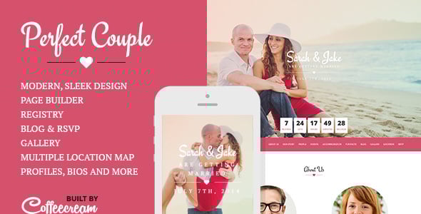 Perfect Couple - Wedding WordPress Theme