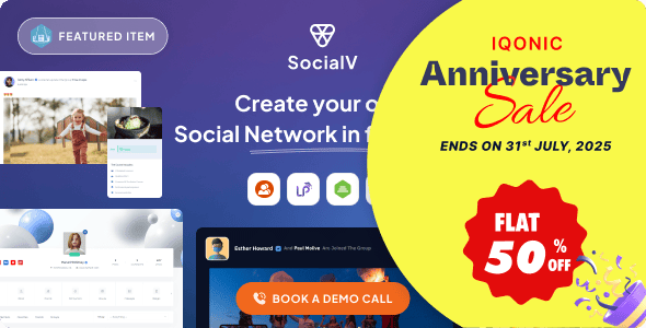SocialV - Social Network and Community BuddyPress Theme