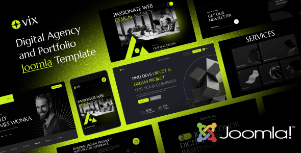 Ovix - Digital Agency & Creative Portfolio Joomla Template