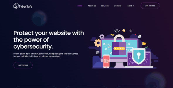 CyberSafe - Cyber Security Service HTML5 Template