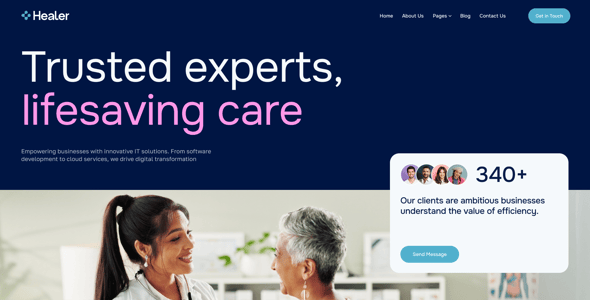Healer - Doctor, Clinic & Medical WordPress Theme