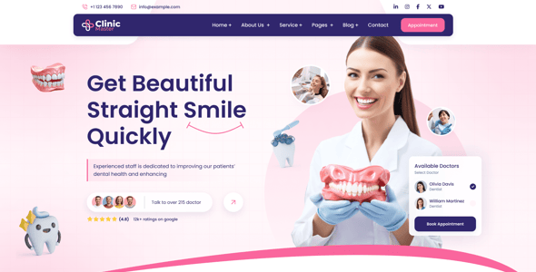 ClinicMaster | Medical Hospital & Doctor Multipurpose Bootstrap HTML Template