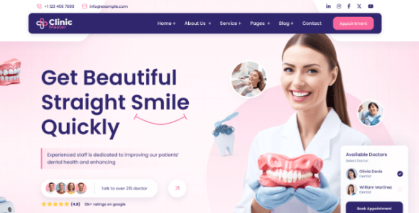 ClinicMaster - Health & Medical NextJS Template