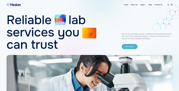 Healer - Doctor, Clinic & Medical WordPress Theme