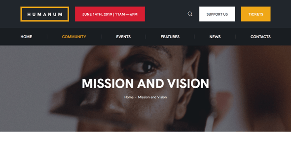 Humanum - Human Rights WordPress Theme